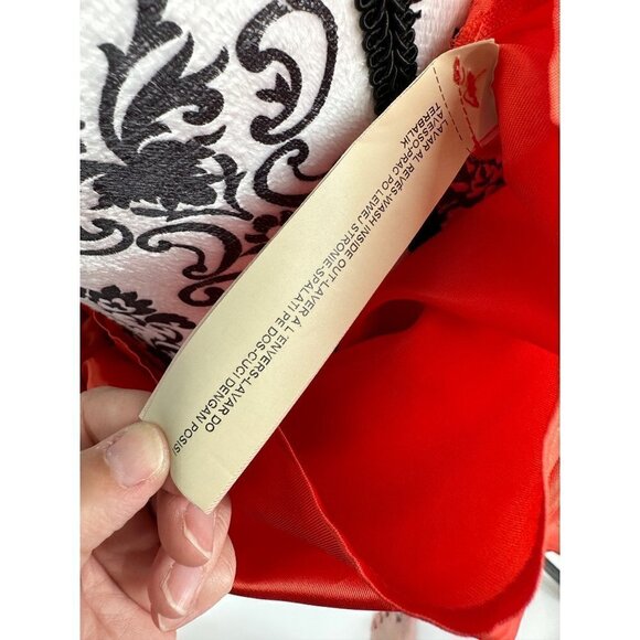 Massimo Dutti Red Ruched Midi Skirt Size 4 | Tiered Flounce Hem - Picture 7 of 14